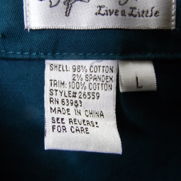 Live a little Teal Studded Jacket - Picture 8 of 8